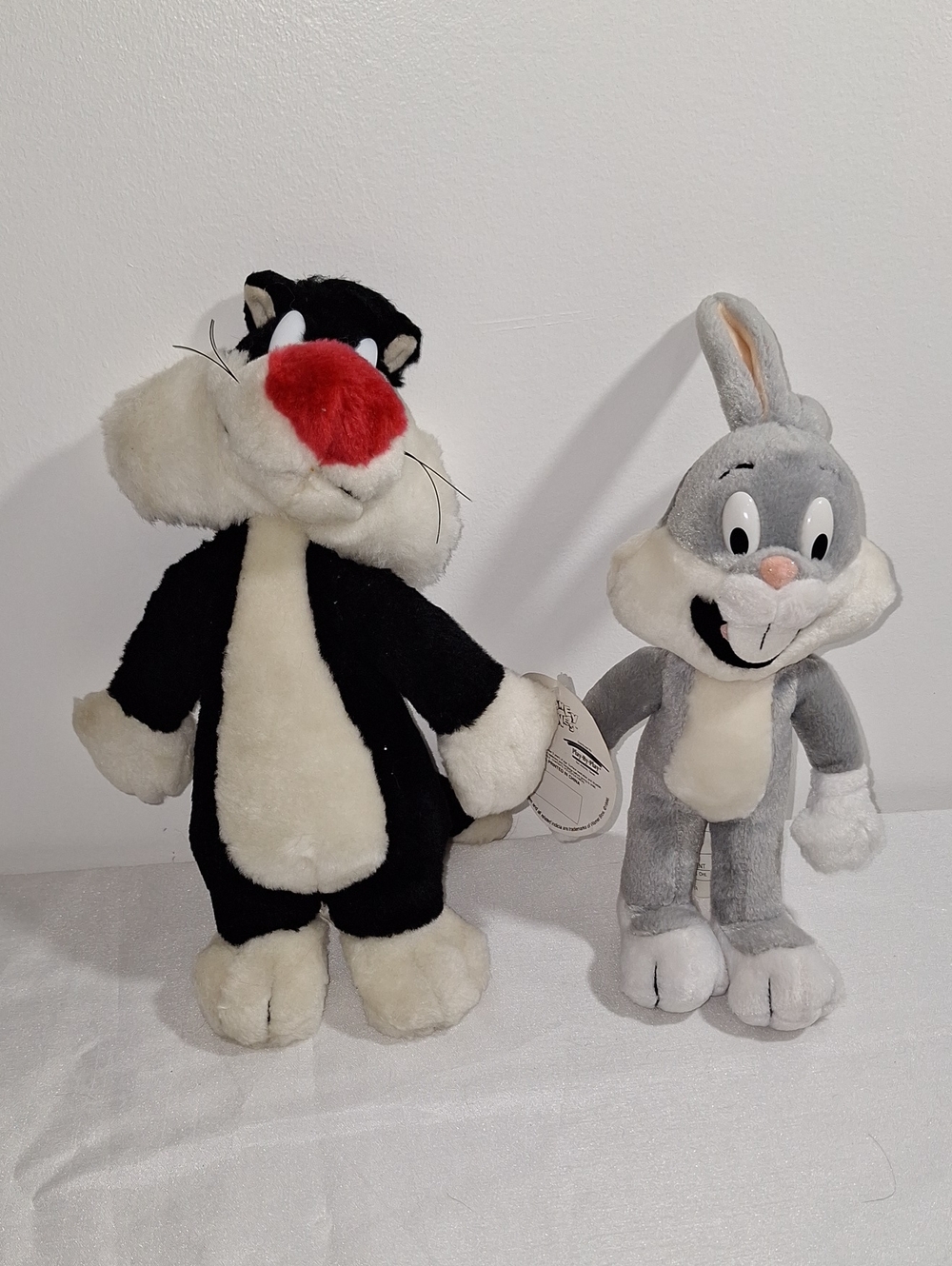 Looney Tunes Old Plush Sylvester And Rabbit